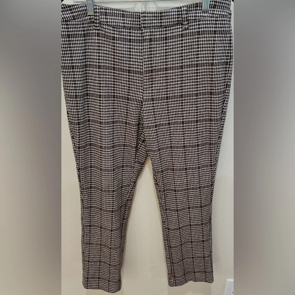 Free People‎ women’s houndstooth straight leg  Pants size 12